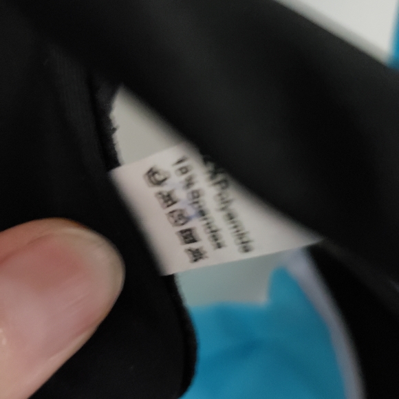 NWOT Colorblock Bikini, Sz. S, Sanitary Shield Intact. Zip Front, Sides zip - Picture 8 of 8